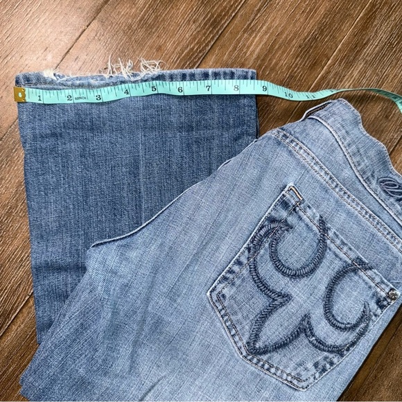 Express DPD Bootcut Jeans Low Rise Y2K Blue - Picture 3 of 10